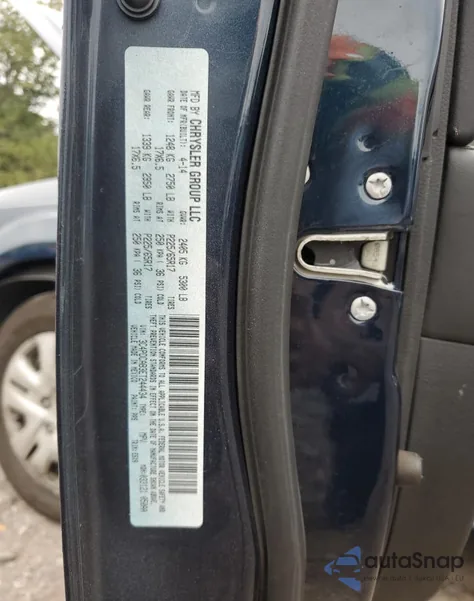 2014 Dodge Journey Se из США, поврежденный, VIN 3C4PDCAB3ET244434